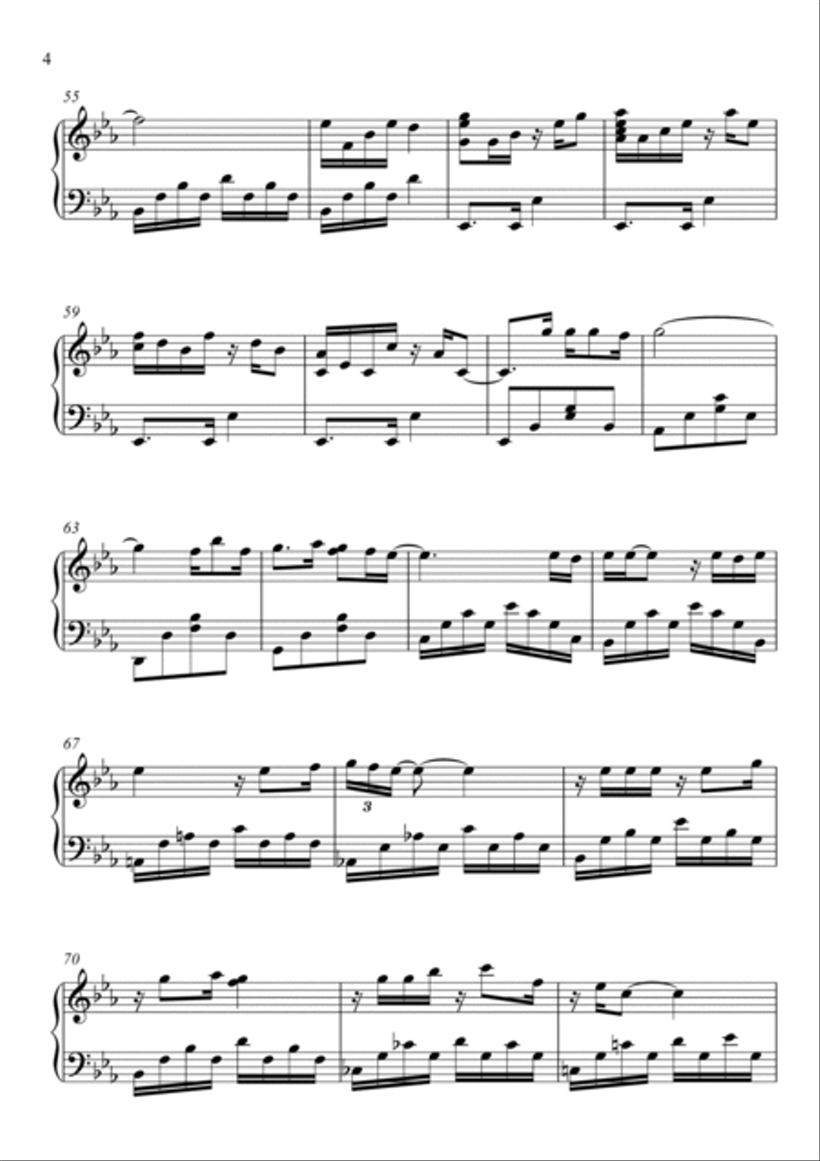 Your Song Piano Solo scores gallery preview page 4