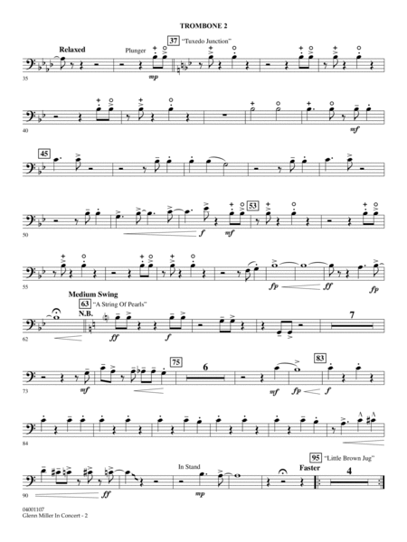 Glenn Miller In Concert (arr. Paul Murtha) - Trombone 2