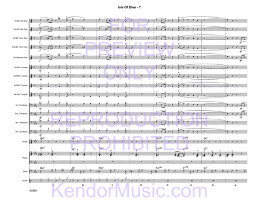 Isle of Blue Jazz Ensemble scores gallery preview page 9
