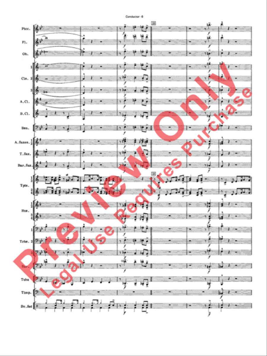 Four of a Kind Four of a Kind Concert Band scores gallery preview page 9