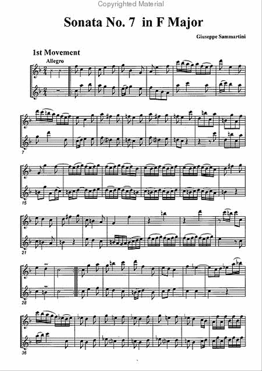 Sonatas, Vol. 4 Sonatas, Vol. 4 Alto Recorder scores gallery preview page 2