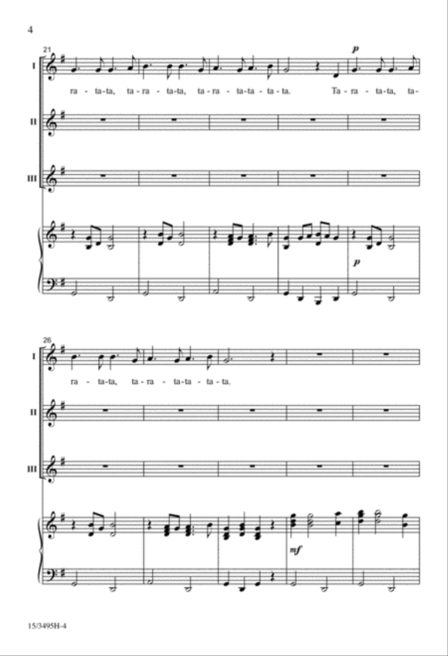 Oh, We Are Fine Musicians 2-Part scores gallery preview page 4