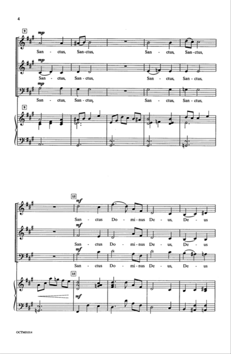 Sanctus 2-Part scores gallery preview page 13