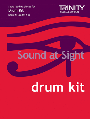 Book cover for Sound at Sight Drum Kit book 2: Grades 5-8