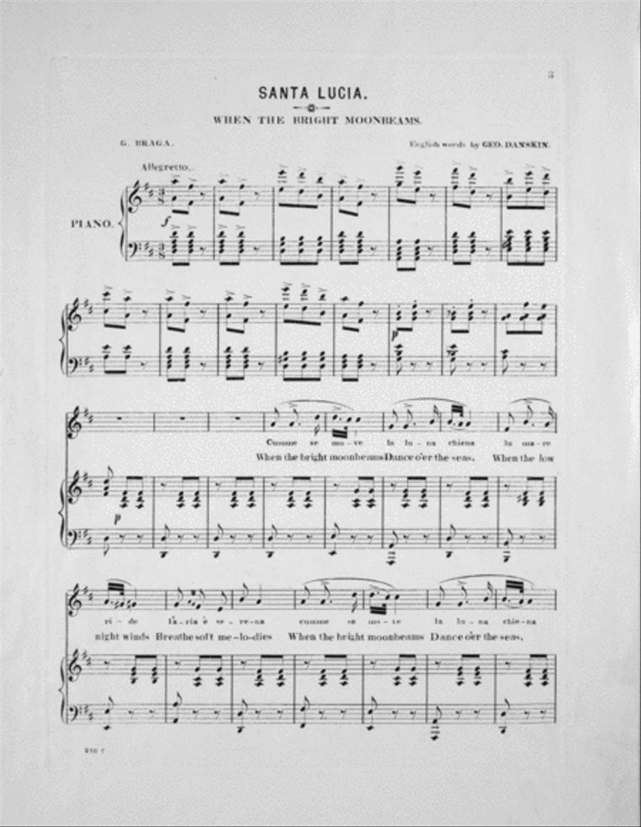 Santa Lucia Voice scores gallery preview page 2
