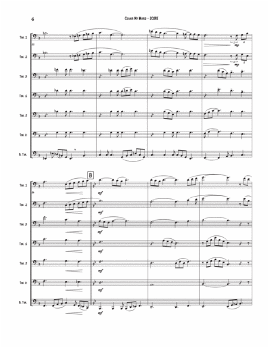 Colour My World Small Ensemble scores gallery preview page 5