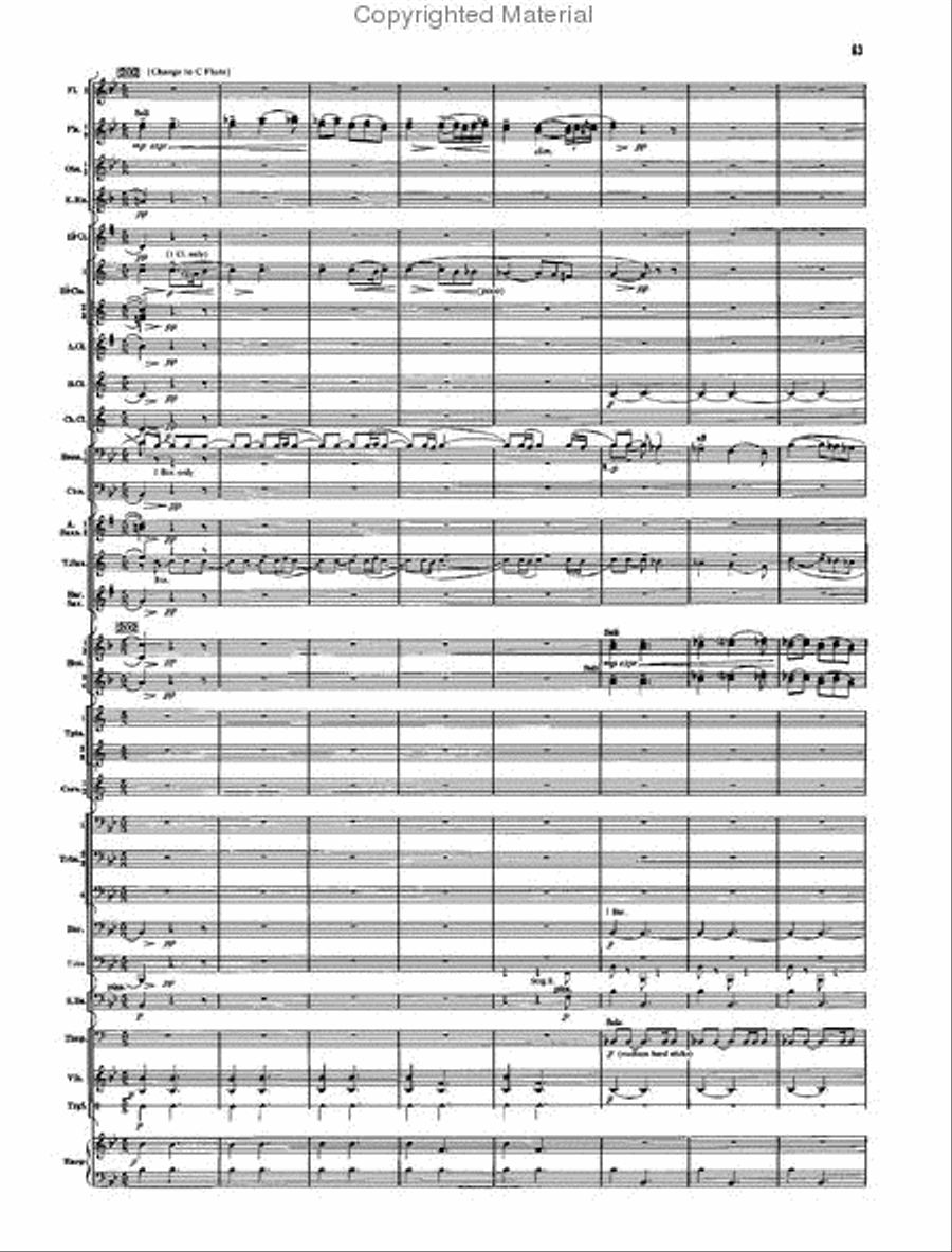 Armenian Dances, Part II Concert Band scores gallery preview page 61