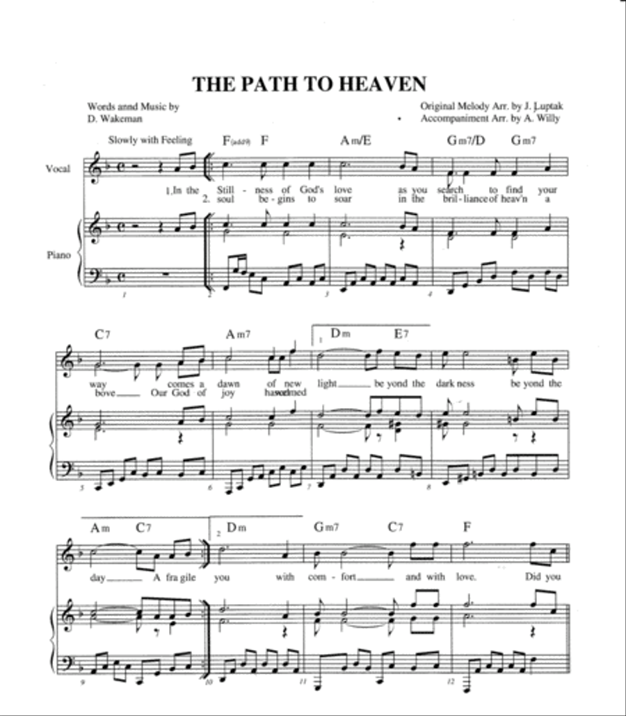 The Path to Heaven-F The Path to Heaven-F Voice scores gallery preview page 1