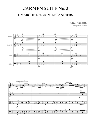 Carmen Suite No. 2 for String Quartet