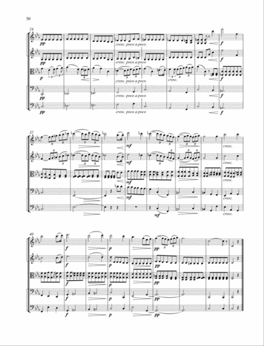 Après un rêve String Quartet scores gallery preview page 2