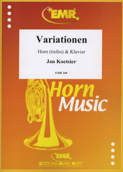 Koetsier - Variations For French Horn/Piano
