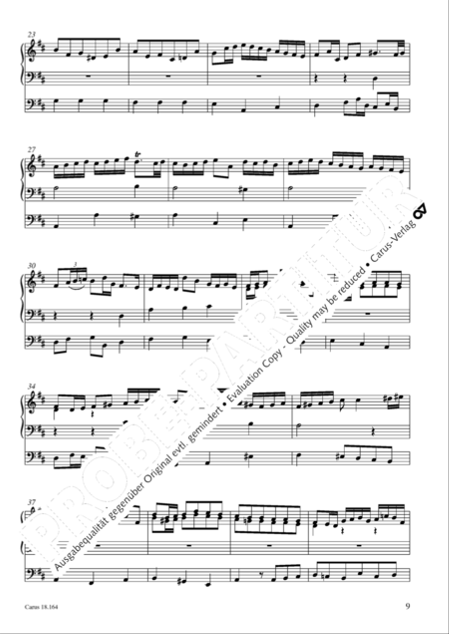 Krebs: Four Chorale Preludes Organ Solo scores gallery preview page 10