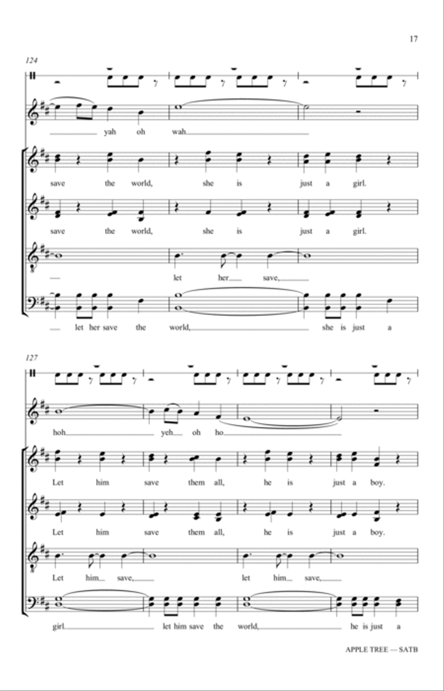 Apple Tree (arr. Katerina Gimon) 4-Part scores gallery preview page 17