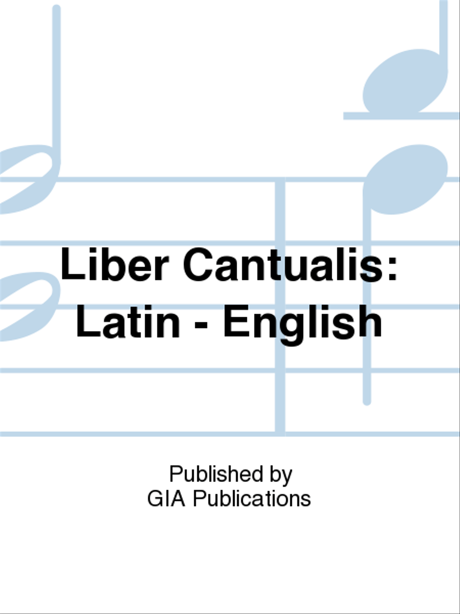 Liber Cantualis - Latin and English edition Sacred scores gallery preview page 1