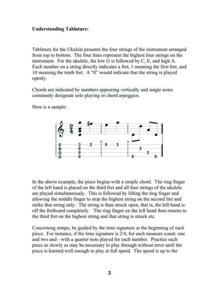 Mauro Giuliani: Opus 8 - Tres Rondos & Grand Overture For Low G Ukulele