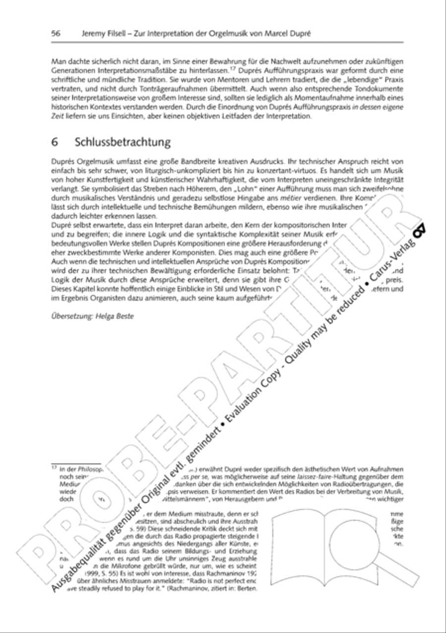 Orgelschule zur historischen Auffuhrungspraxis Organ Solo scores gallery preview page 57