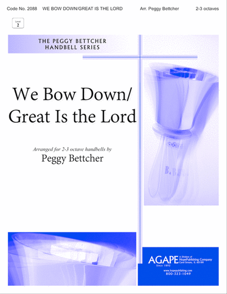 Book cover for We Bow Down / Great Is the Lord