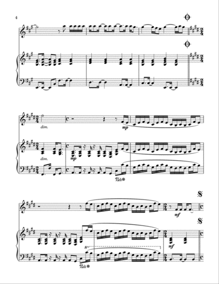 Africa Violin Solo scores gallery preview page 5