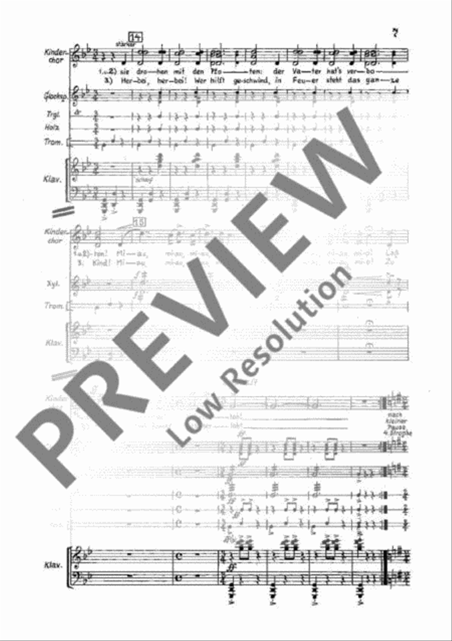 Der Struwwelpeter Children's Choir scores gallery preview page 12