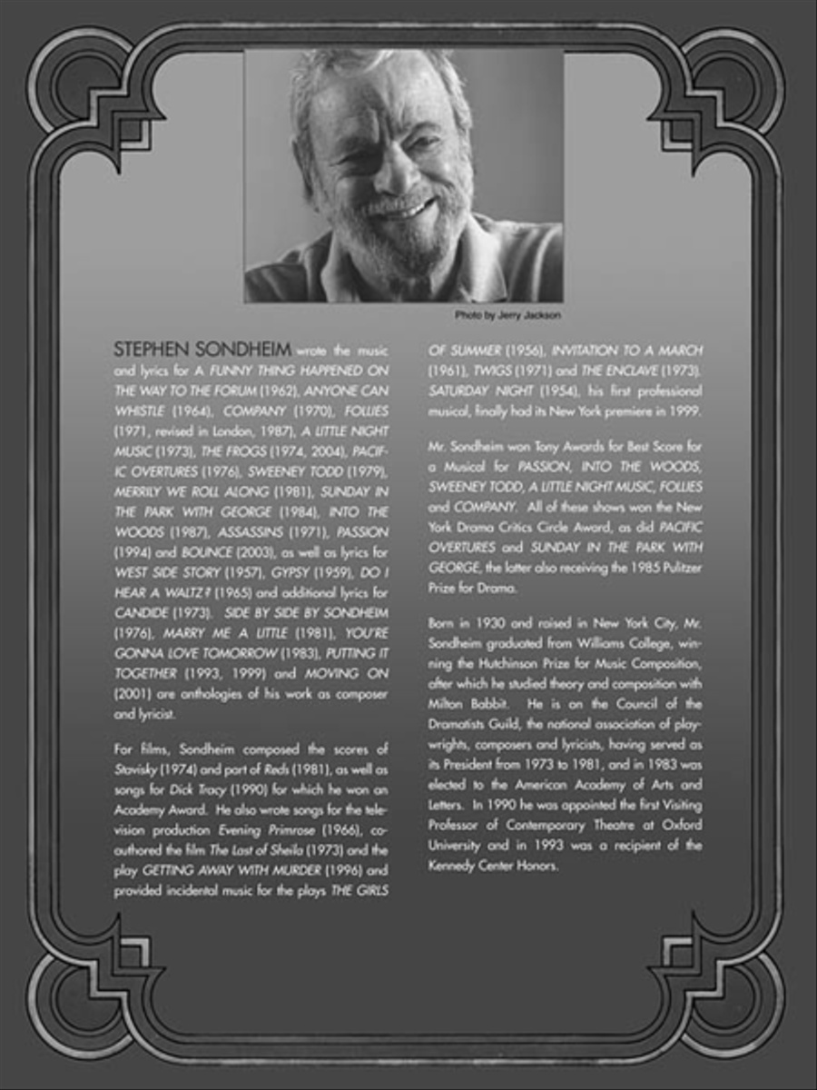 Follies – The Complete Collection Piano, Vocal, Guitar scores gallery preview page 5