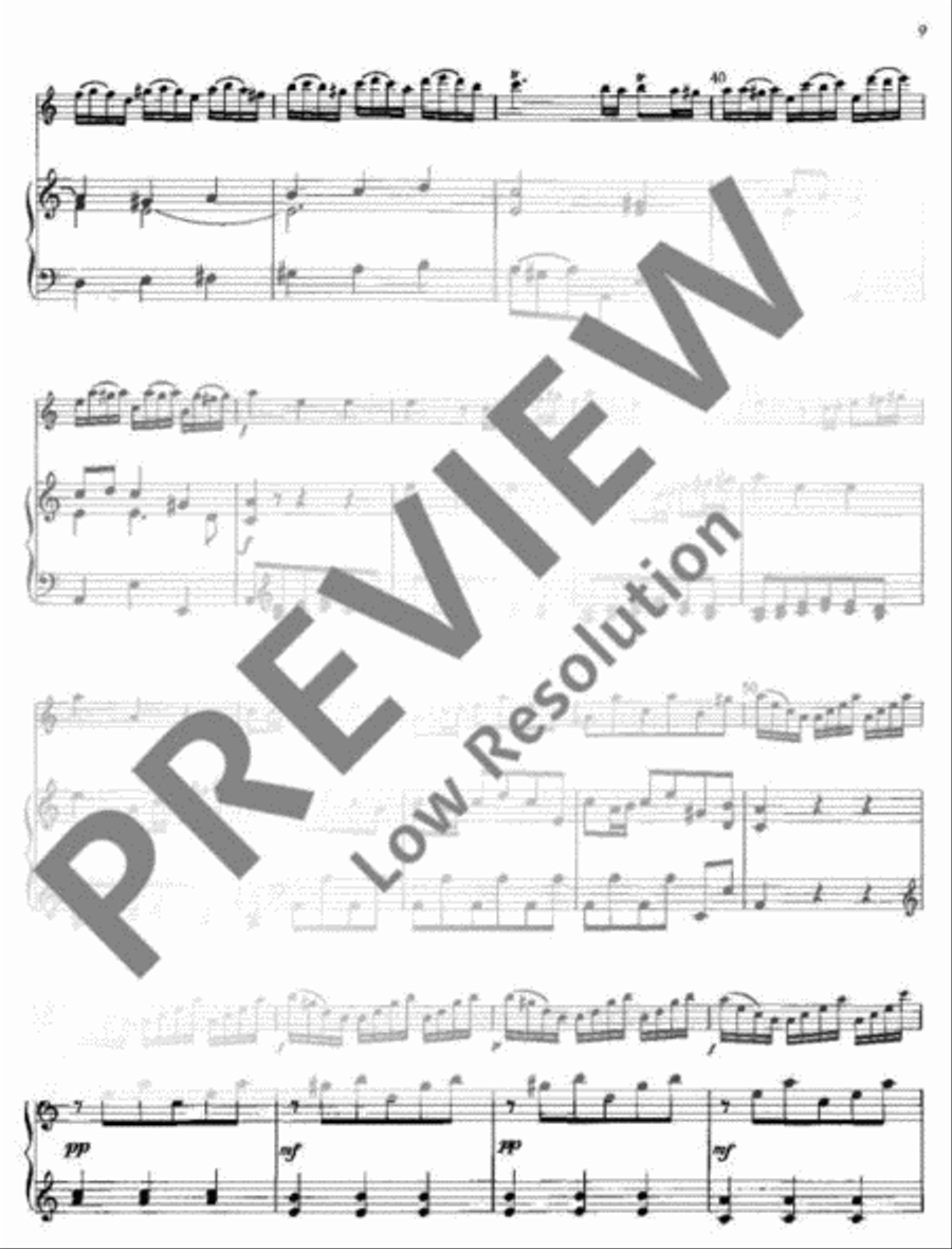 Concerto C major Piccolo scores gallery preview page 10