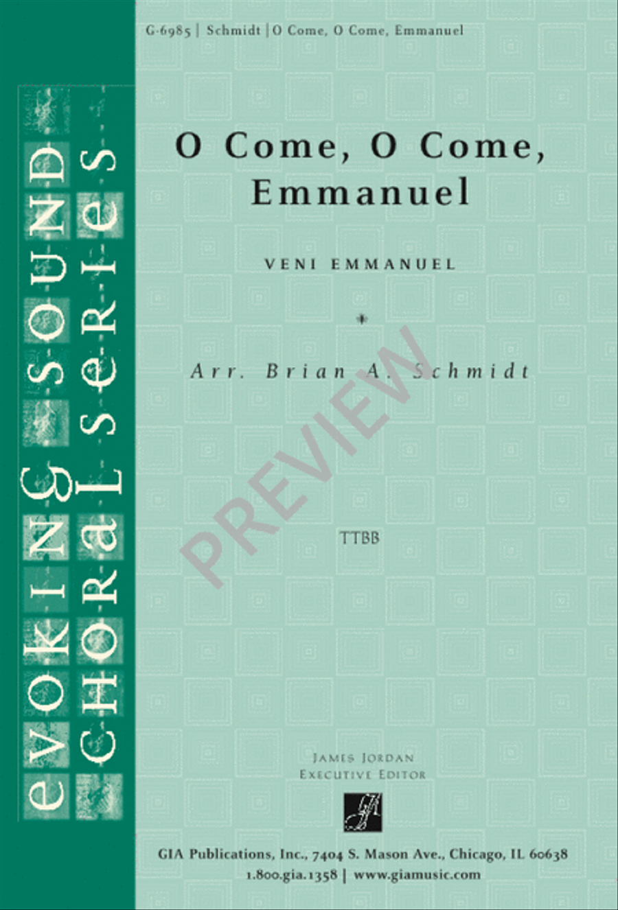 O Come, O Come, Emmanuel TTBB scores gallery preview page 1