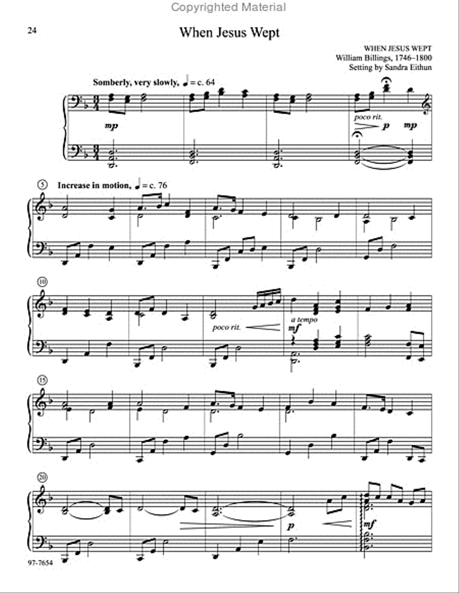 Go to Dark Gethsemane: Piano Music for Lent and Holy Week Piano Solo scores gallery preview page 9