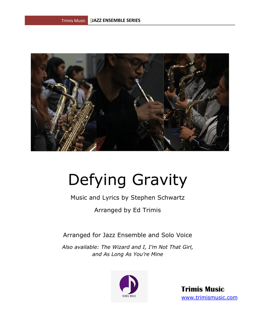 Defying Gravity Jazz Ensemble scores gallery preview page 1