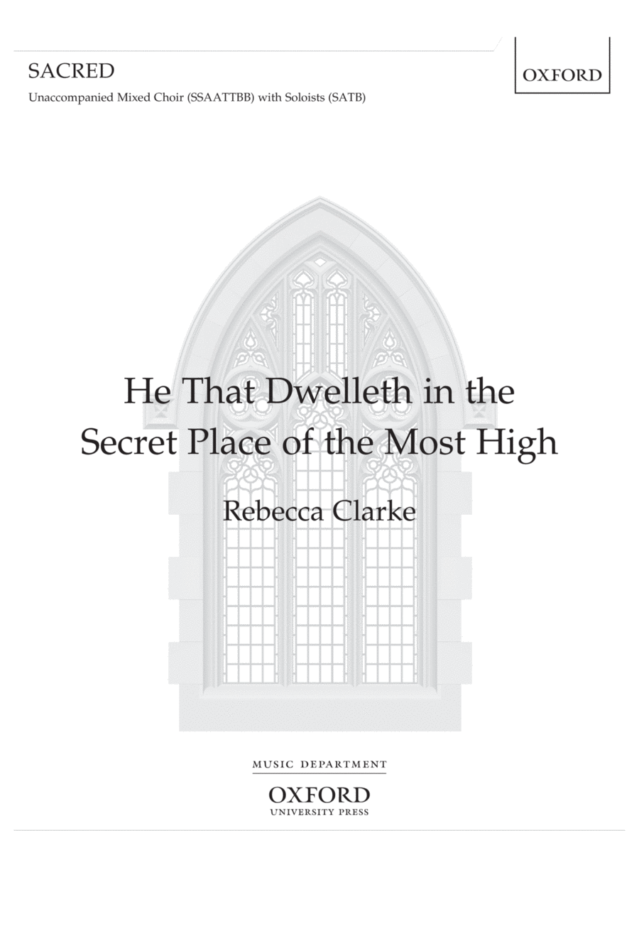 He that dwelleth in the secret place of the Most High SSAATTBB scores gallery preview page 1