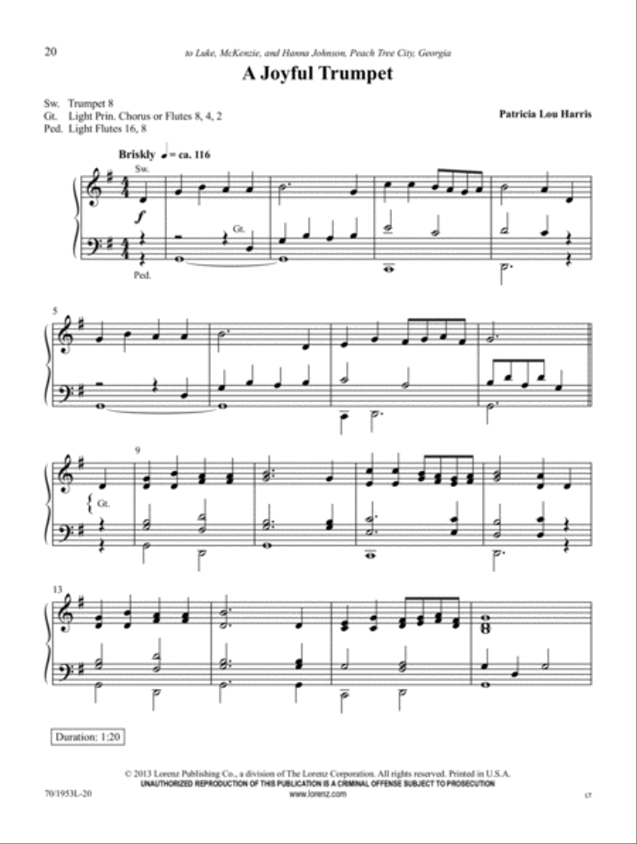 Sound the Trumpet Trumpet scores gallery preview page 8