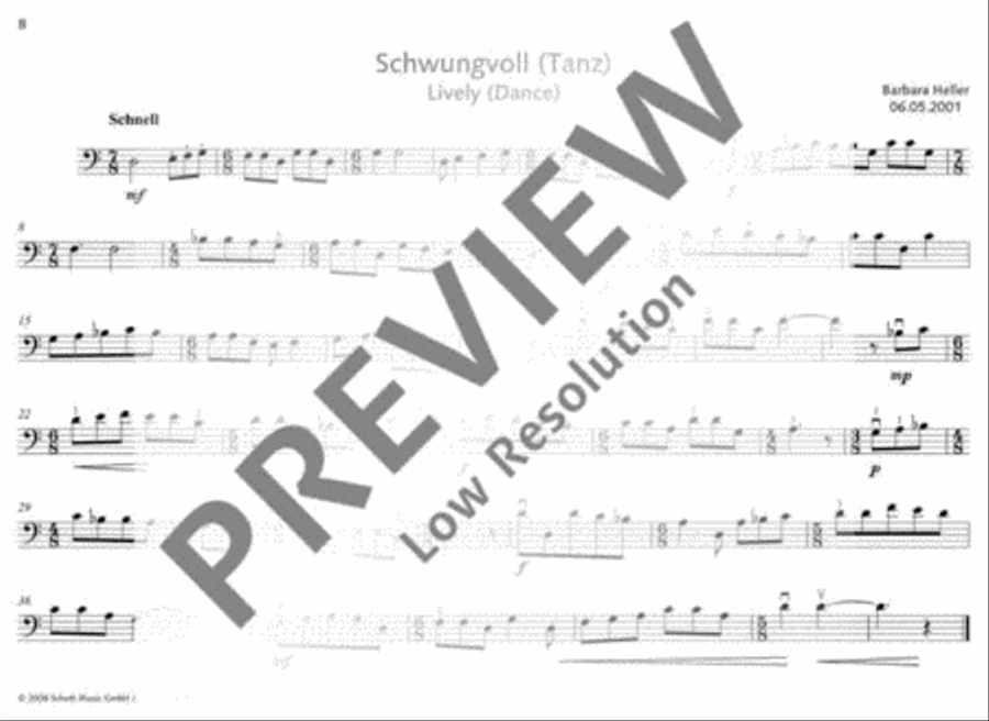 Sounds and Signs Cello Solo scores gallery preview page 9