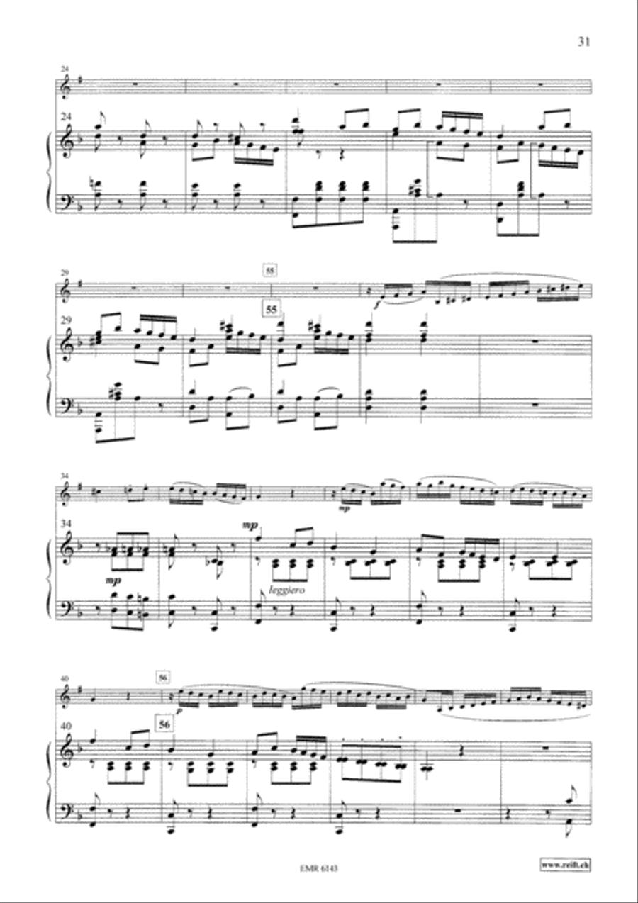 Concerto in D Minor Cornet scores gallery preview page 22