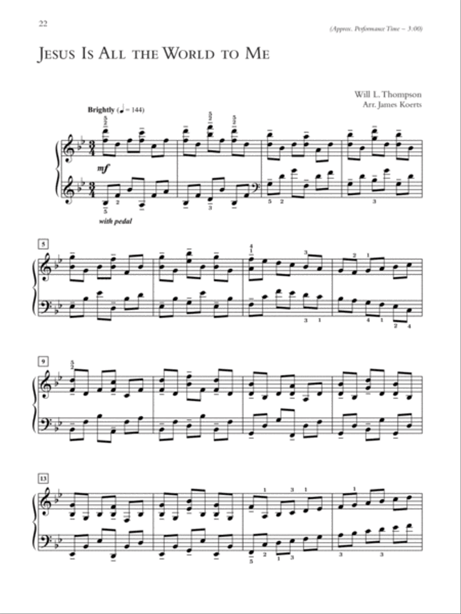 Wondrous Hymns, Book 1 Piano Solo scores gallery preview page 3