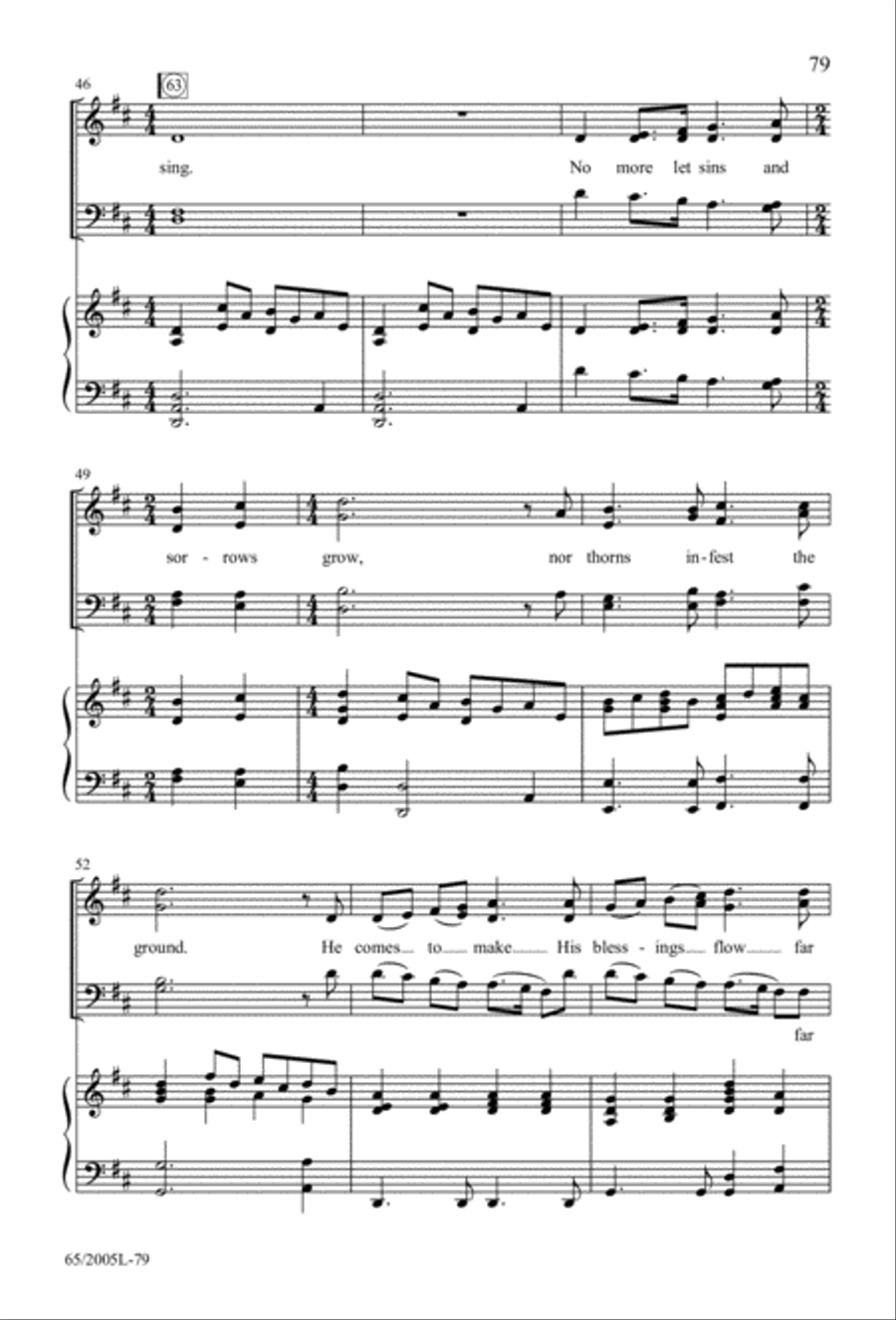 I Hear the Prophet Callin' 4-Part scores gallery preview page 80