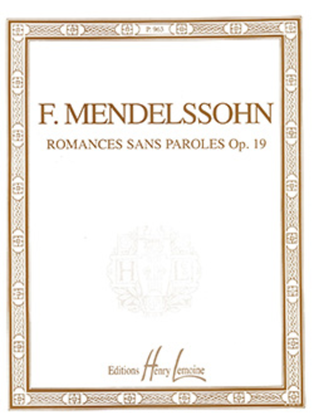 Book cover for Romances Sans Paroles