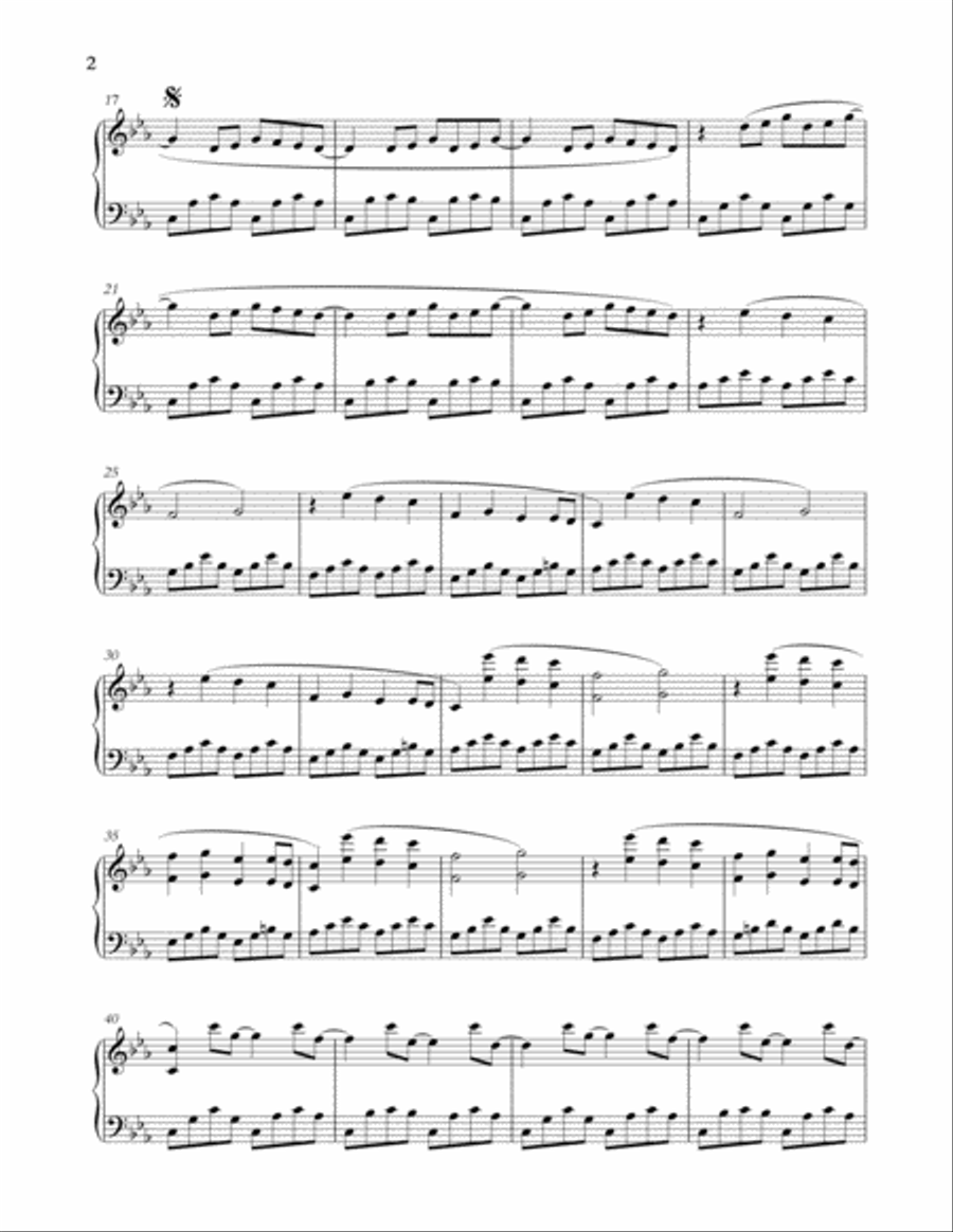 Northern Lights Piano Solo scores gallery preview page 2