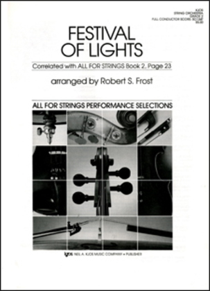 Book cover for Festival of Lights - Score