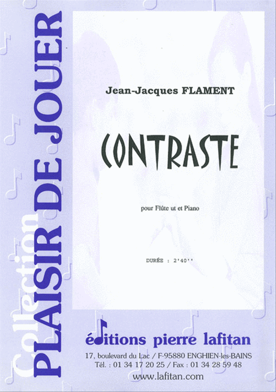Contraste Flute Solo scores gallery preview page 1