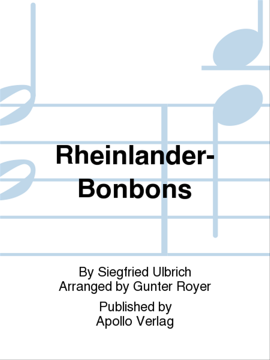 Rheinländer-Bonbons Concert Band scores gallery preview page 1