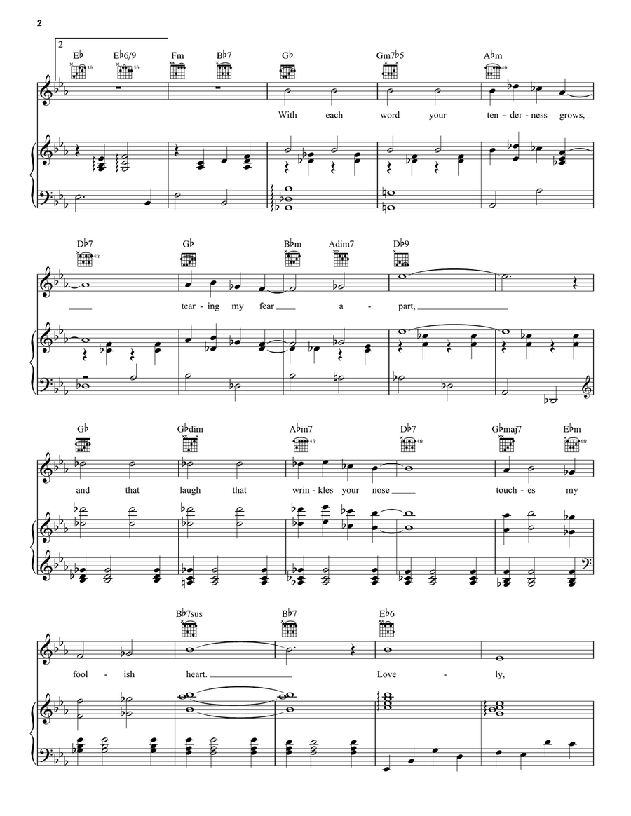 The Way You Look Tonight Guitar scores gallery preview page 2