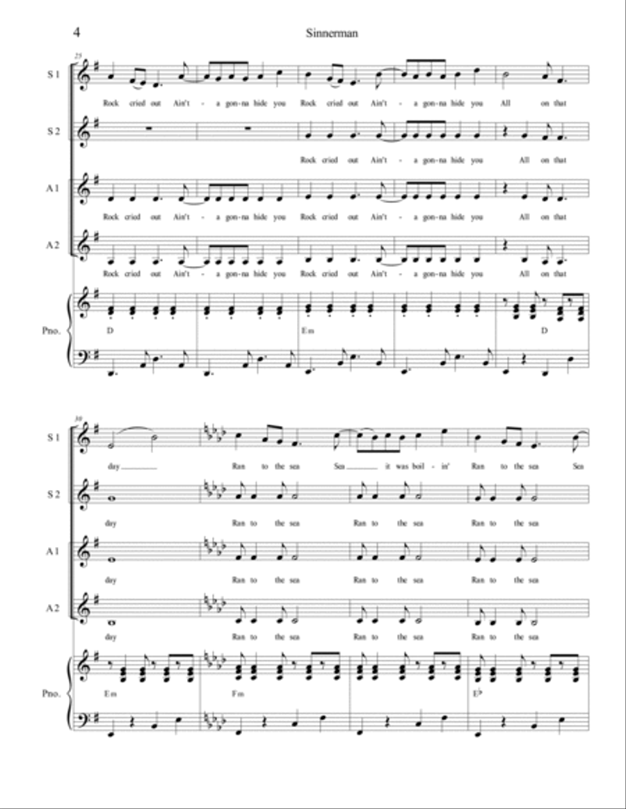 Sinnerman SSAA scores gallery preview page 4
