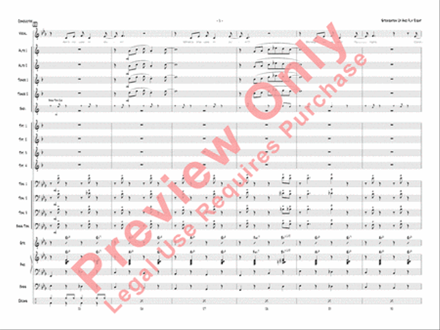 Straighten Up and Fly Right Jazz Ensemble scores gallery preview page 8