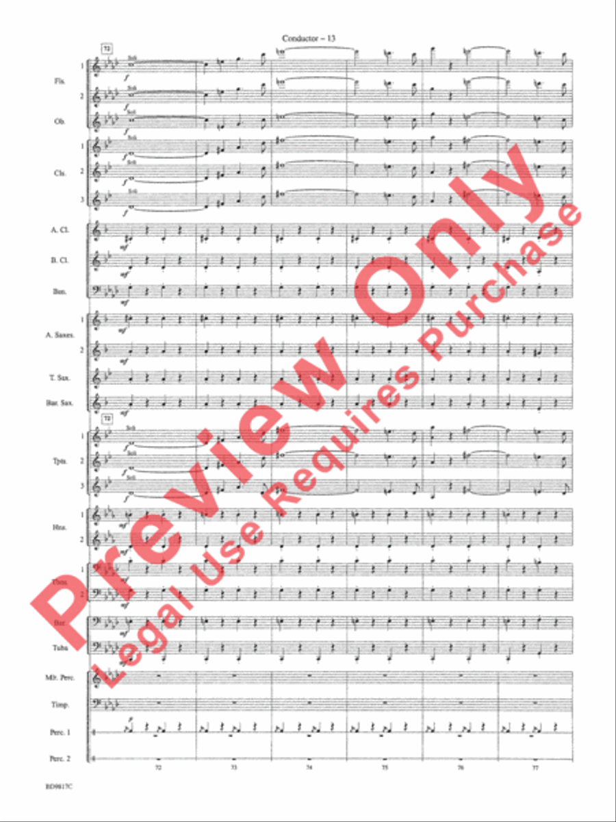 National Emblem Concert Band scores gallery preview page 16