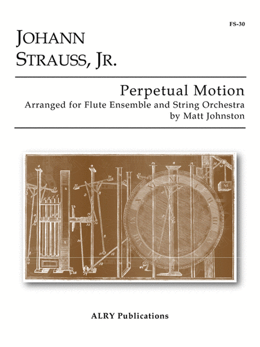Perpetual Motion for Flute Quartet and String Orchestra