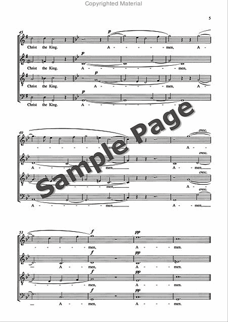 3 Carols 4-Part scores gallery preview page 8