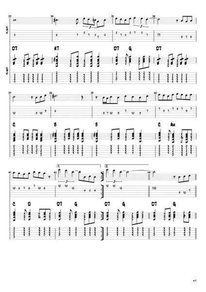Classic Jazz-Rock Guitar Study # 28 image number null
