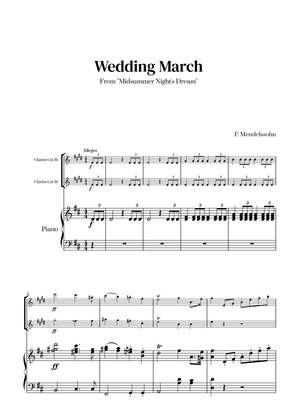 Felix Mendelssohn - Wedding March (D major) (for Clarinet Duet)