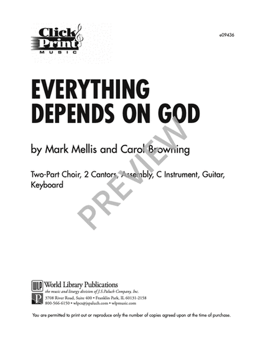 Everything Depends on God image number null