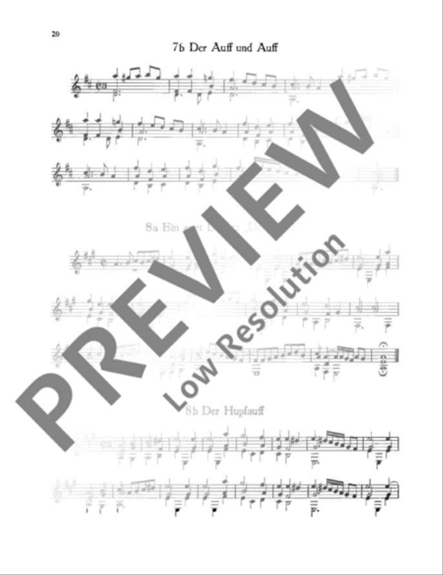 Songs and Dances Songs and Dances Lute scores gallery preview page 21