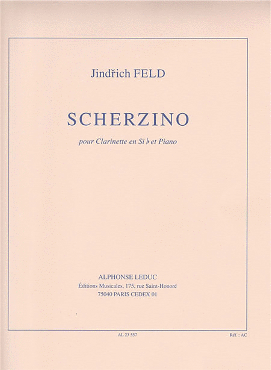 Scherzino (clarinet & Piano) Clarinet Solo scores gallery preview page 1